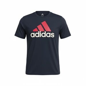 Adidas Black Climate Short Sleeve Tee Red White Graphic Size Youth XL